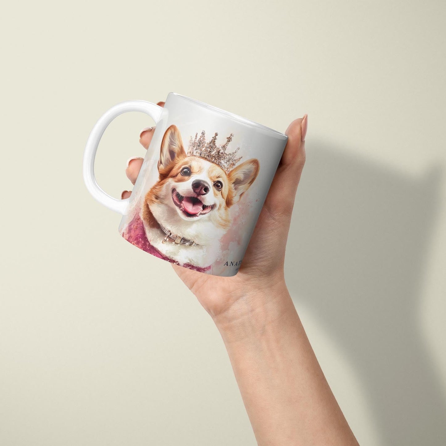 Princess Corgi Coffee Mug - 11oz Ceramic Mug