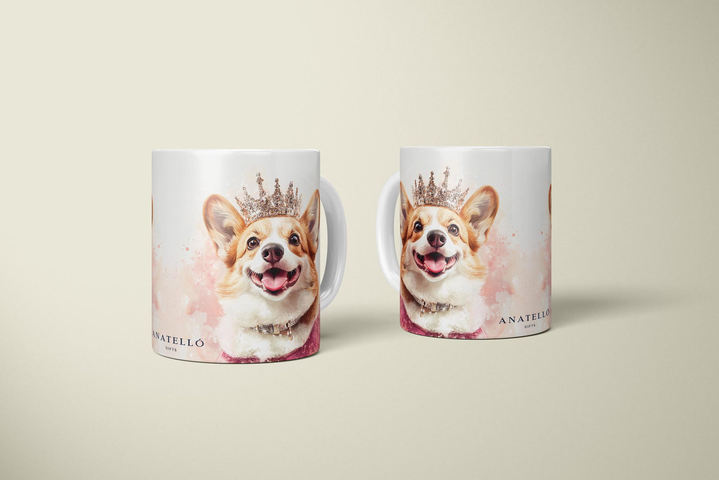 Princess Corgi Coffee Mug - 11oz Ceramic Mug