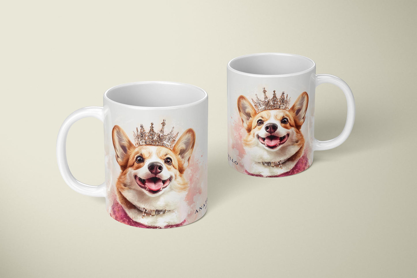 Princess Corgi Coffee Mug - 11oz Ceramic Mug