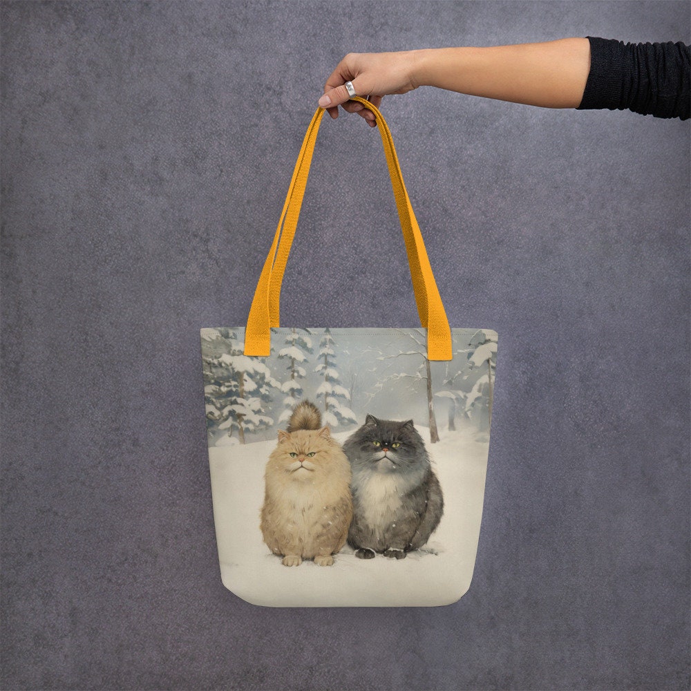 two WTF Cats Tote bag