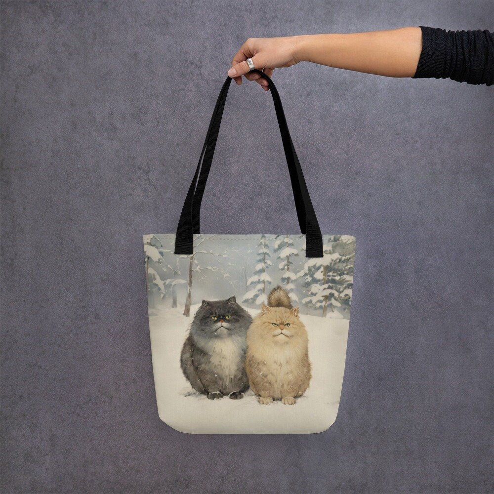 two WTF Cats Tote bag