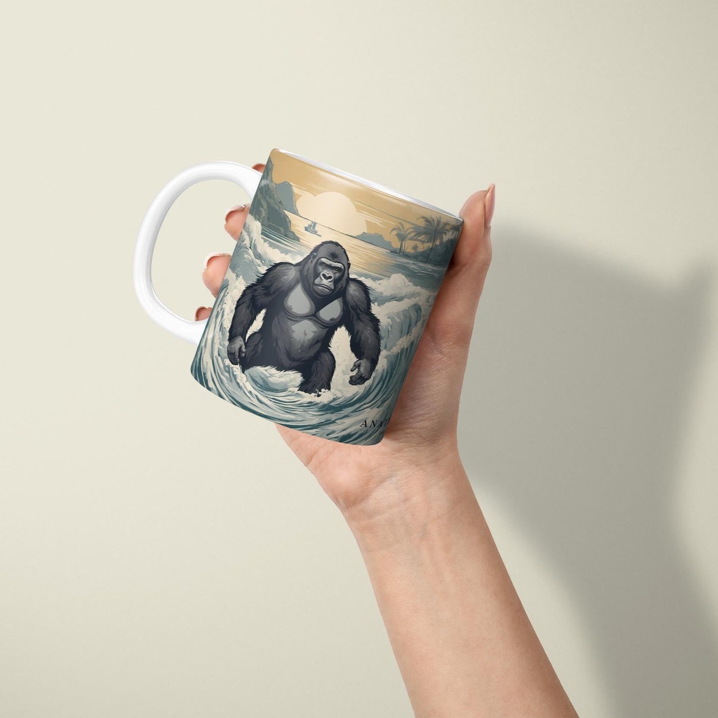 Gorilla Apocalypse Mug - 11oz Ceramic Mug