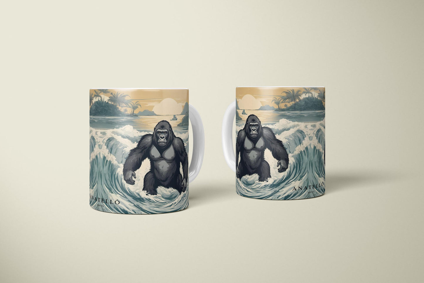 Gorilla Apocalypse Mug - 11oz Ceramic Mug