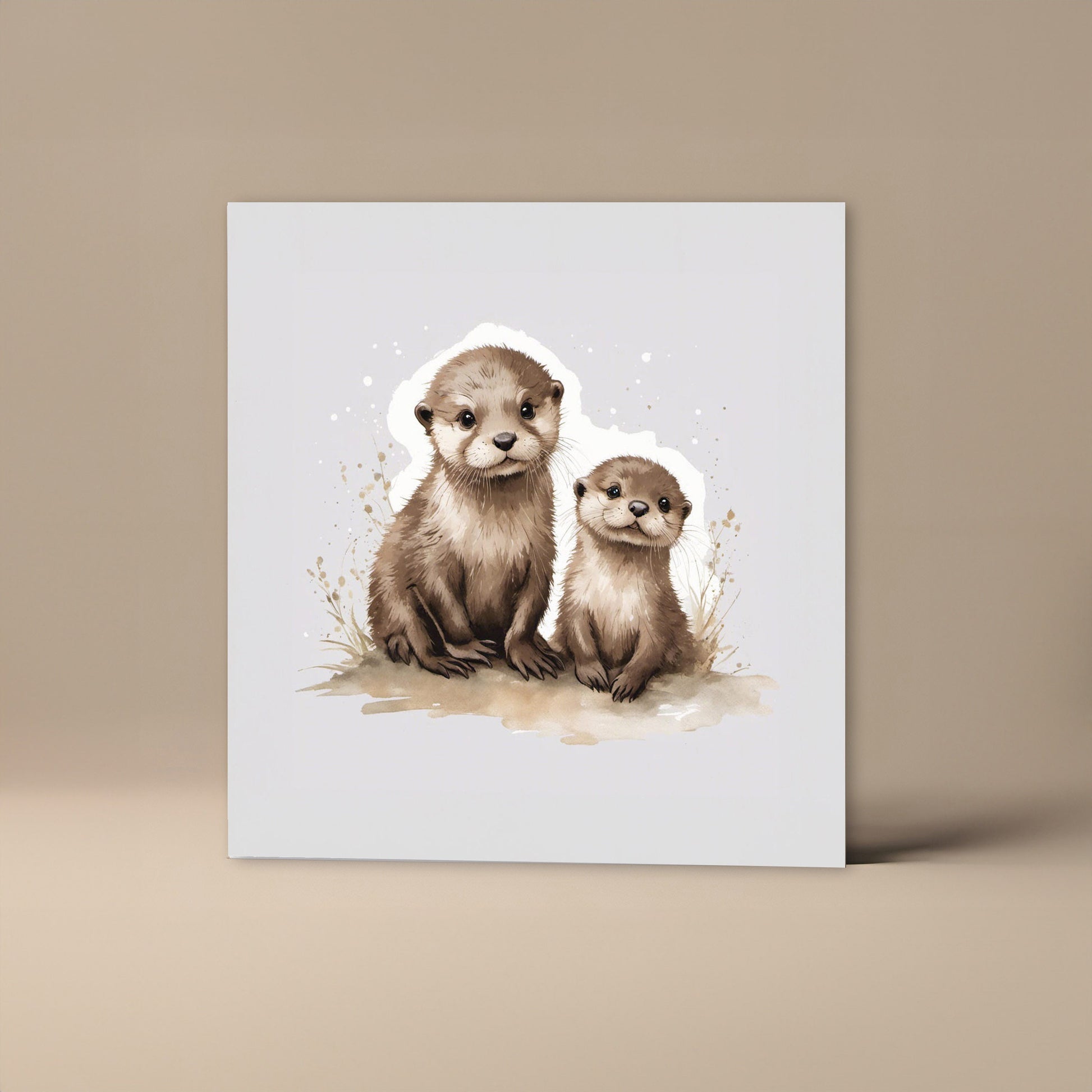 Baby Otter card