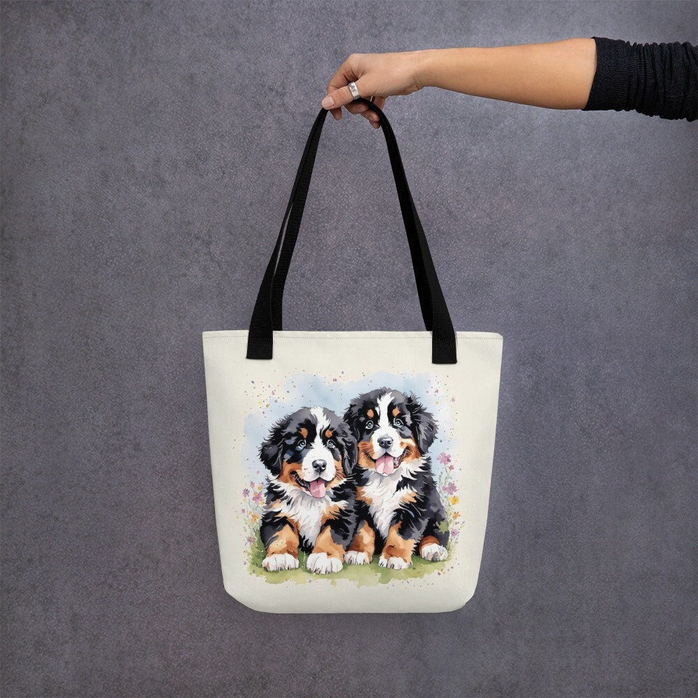 Tote Bag Shopping bag with cute animal on the front