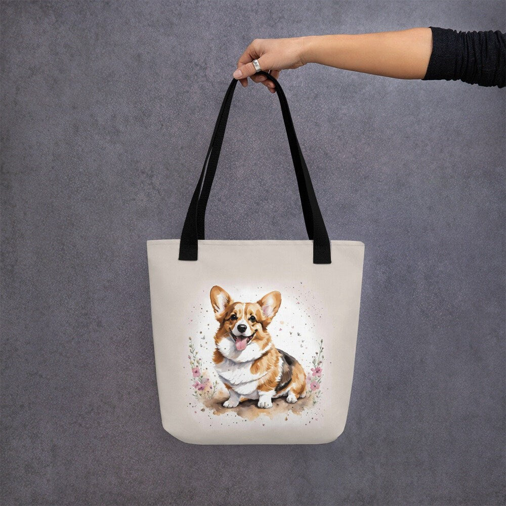 Tote Bag Shopping bag with cute animal on the front